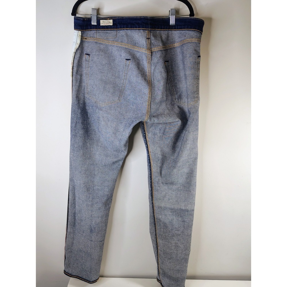 LEVI'S 502 Taper Premium Big E Jeans Blue Denim Men's 34X32 - Picture 11 of 11